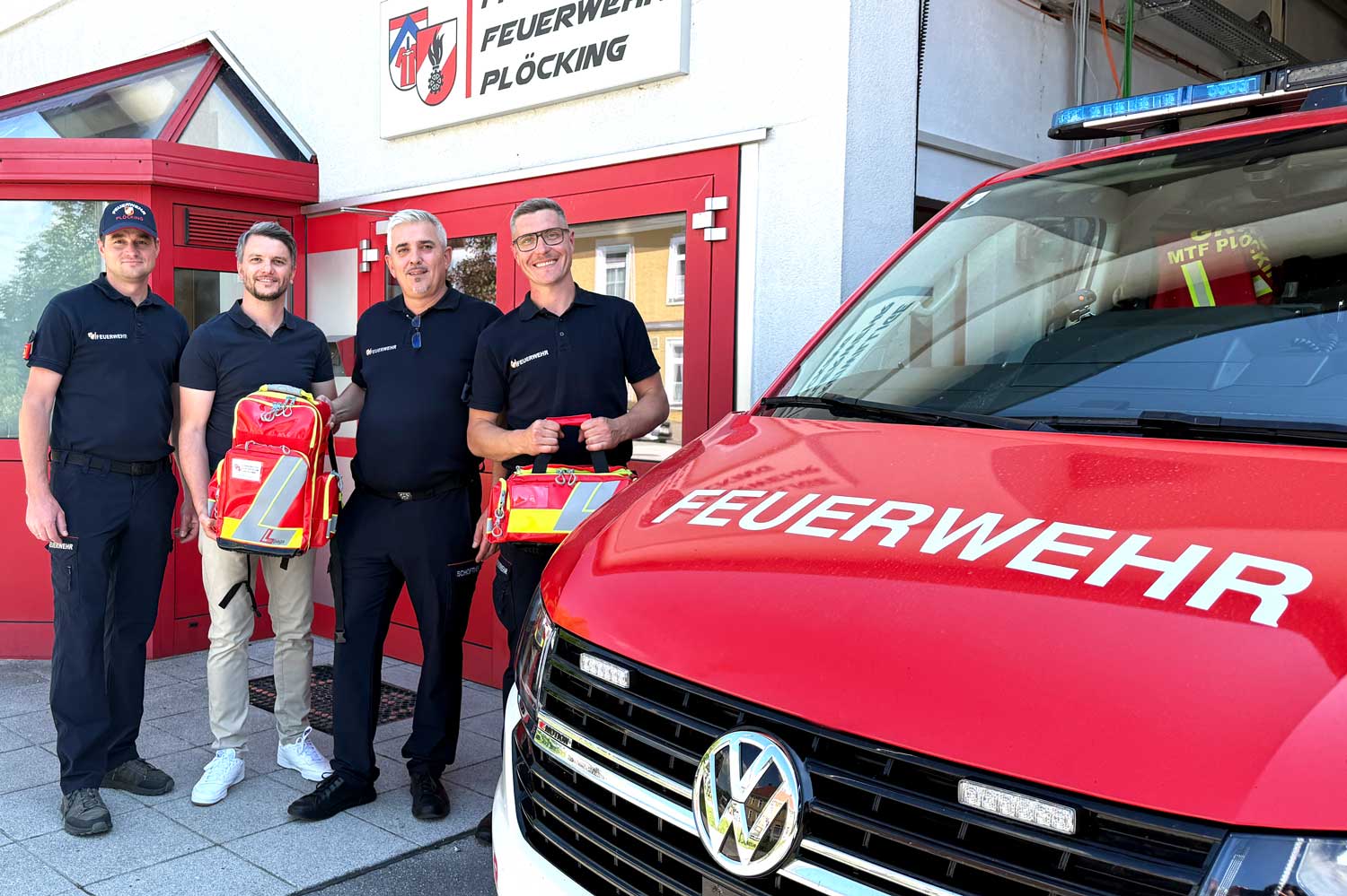 Rettungsrucksack gemeinsam mit Feuerwehr konzipiert