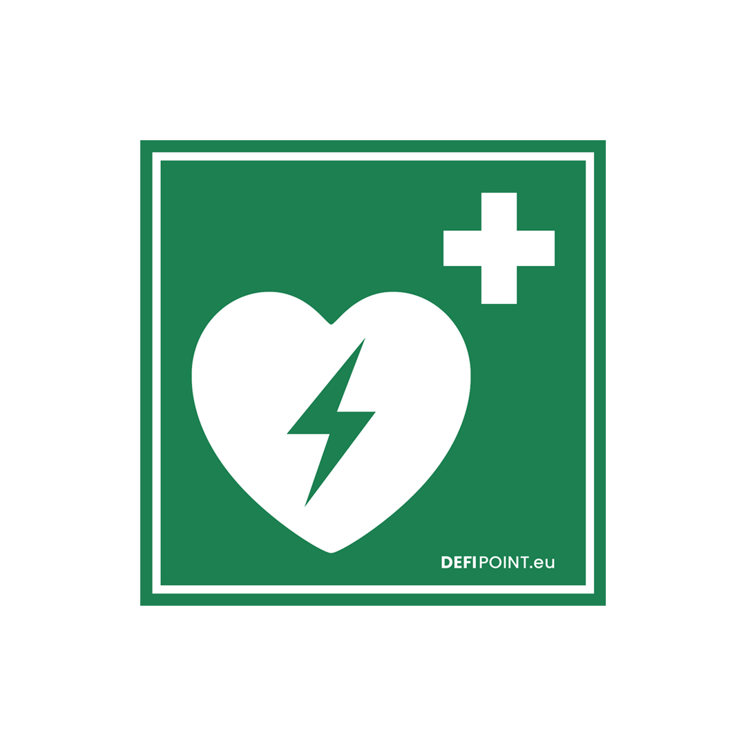 AED Vinyl Aufkleber