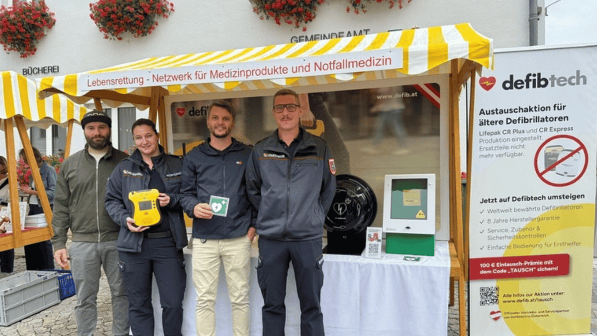Ortsbildmesse Kleinzell 2026: Herzsicherheit zum Erleben und Mitmachen