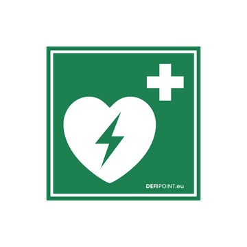 AED Vinyl Aufkleber